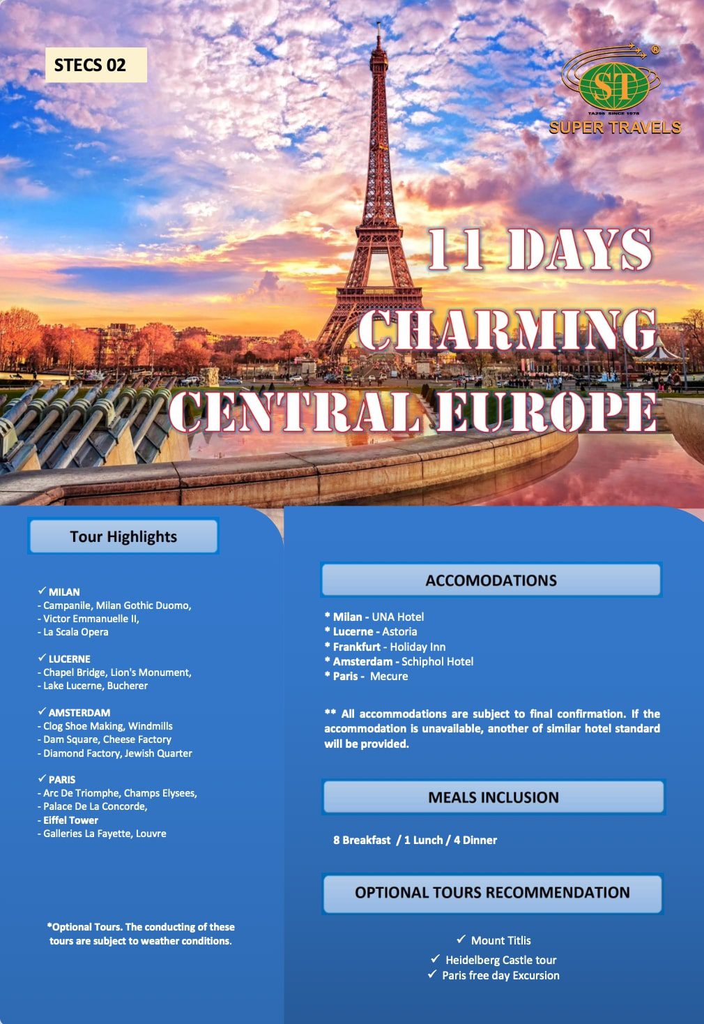 11D Charming Central Europe